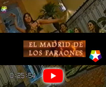 Documental de Tele Madrid donde visitan El karnak y muestran la danza oriental como un pedacito de Egipto en Madrid
